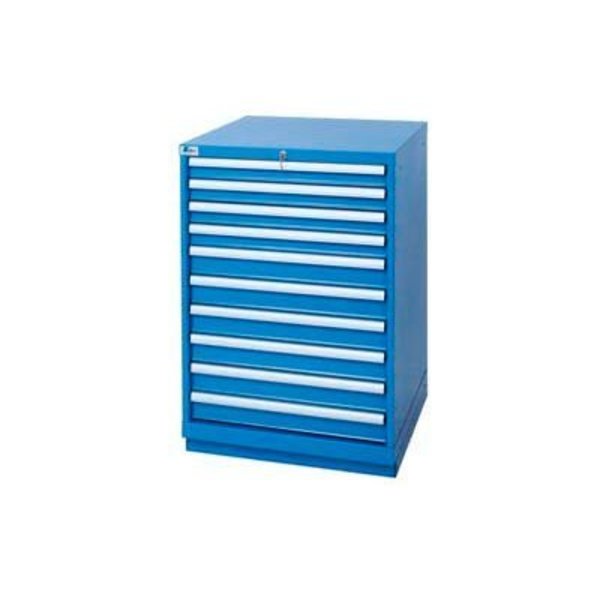 Lista International ListaÂ 10 Drawer Standard Width Cabinet - Bright Blue, No Lock XSSC0900-1002BBNL